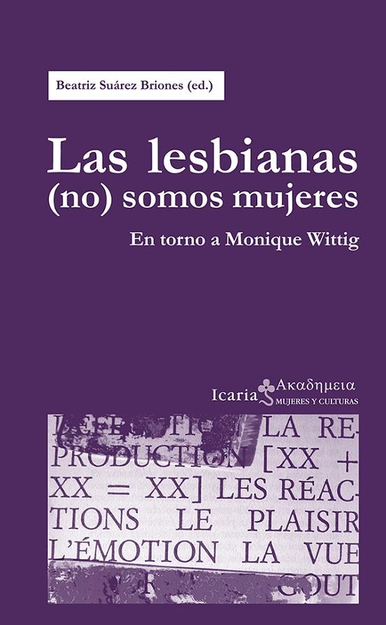 Las lesbianas (no) somos mujeres | 9788498885385 | Suárez Briones, Beatriz