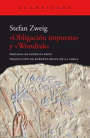 «Obligación impuesta» y «Wondrak» | Zweig, Stefan | Llibreria La Figaflor - Abrera