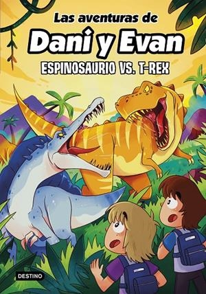 Las aventuras de Dani y Evan 10. Espinosaurio vs. T-Rex | Las aventuras de Dani y Evan | Llibreria La Figaflor - Abrera