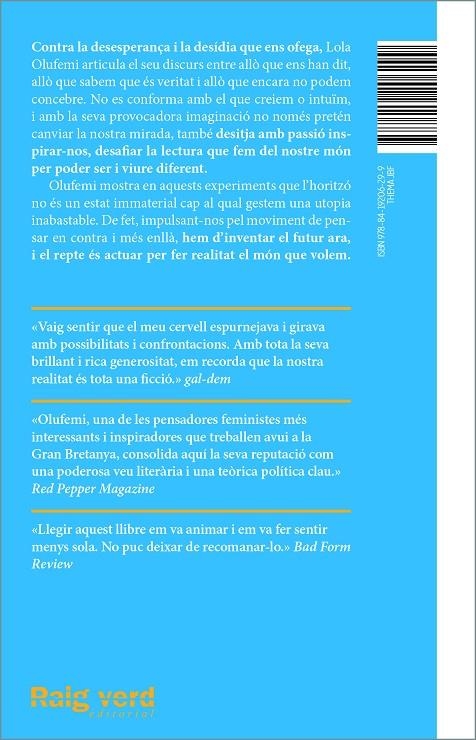Experiments per imaginar altrament | Olufemi, Lola | Llibreria La Figaflor - Abrera