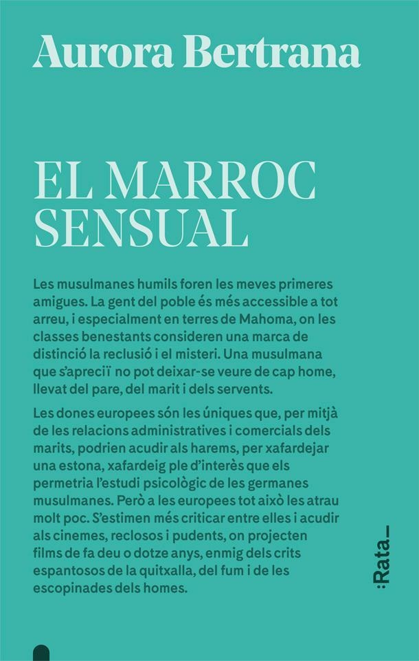 El Marroc sensual | Bertrana, Aurora | Llibreria La Figaflor - Abrera