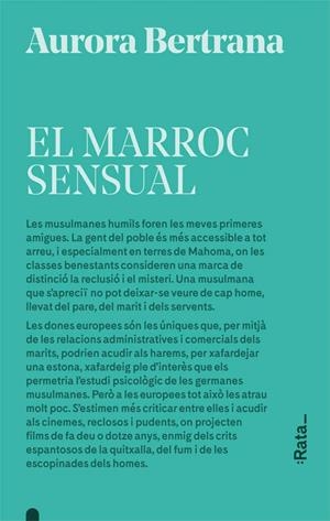El Marroc sensual | Bertrana, Aurora | Llibreria La Figaflor - Abrera