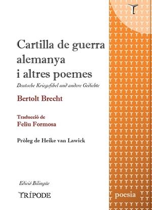 Cartilla de guerra alemanya i altres poemes | Brecht, Bertolt | Llibreria La Figaflor - Abrera