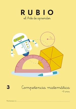Competencia matemática RUBIO 3 | AA.VV. | Llibreria La Figaflor - Abrera