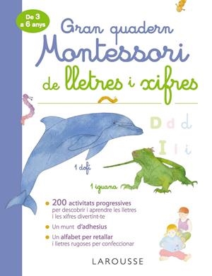 Gran quadern Montessori de lletres i xifres | Larousse Editorial | Llibreria La Figaflor - Abrera