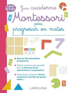 Gran cuaderno Montessori para progresar en mates. A partir de 7 años | Urvoy, Delphine | Llibreria La Figaflor - Abrera