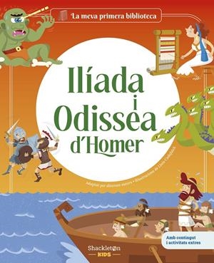 Ilíada i Odissea d'Homer | Solé, Jordi / Cavallone, Maria Cecilia / Cadafalch i Pladevall, Lluís / Homero | Llibreria La Figaflor - Abrera