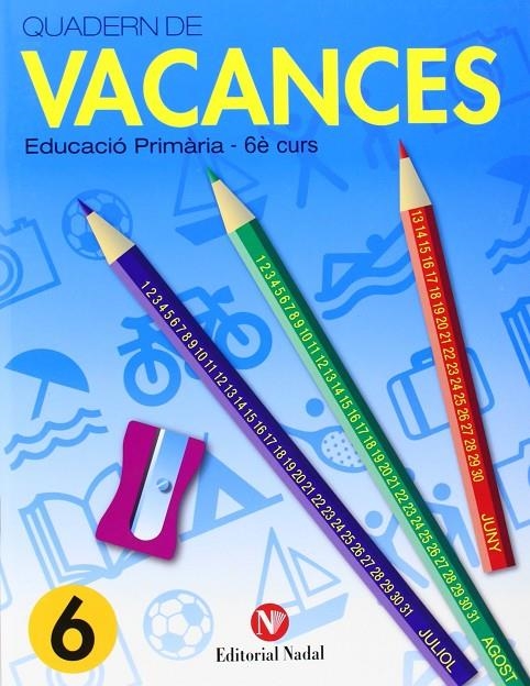 Vacances, 6 Educació Primària | Martí Fuster, Rosa Maria | Llibreria La Figaflor - Abrera