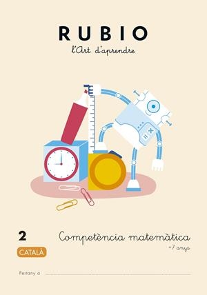 Competència matemàtica RUBIO 2 (català) | AA.VV. | Llibreria La Figaflor - Abrera