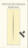 Especies de espacios | Perec, Georges | Llibreria La Figaflor - Abrera
