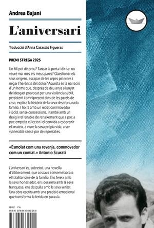 L'aniversari | Bajani, Andrea | Llibreria La Figaflor - Abrera