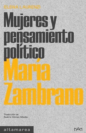 María Zambrano | Laurenzi, Elena | Llibreria La Figaflor - Abrera