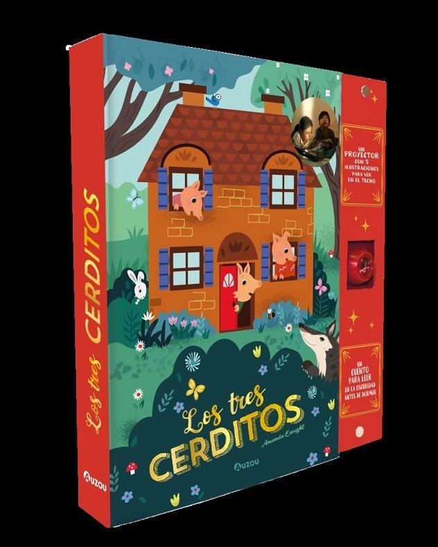 Los tres cerditos. Libro proyector | Enright, Amanda | Llibreria La Figaflor - Abrera