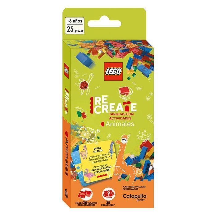 Lego Recreate animales construcción tarjetas con a | AA.VV. | Llibreria La Figaflor - Abrera