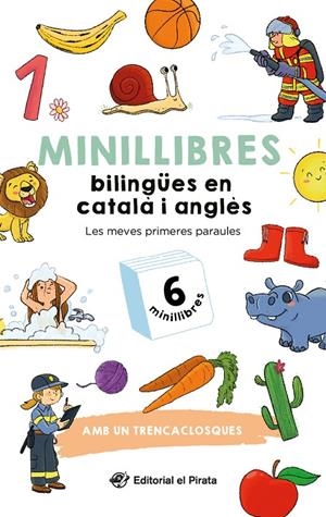 Minillibres bilingües en català i anglès - Les meves primeres paraules | del Pirata, Edicions | Llibreria La Figaflor - Abrera