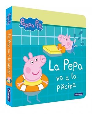 Peppa Pig. Llibre de cartró - La Pepa va a la piscina | Hasbro / eOne | Llibreria La Figaflor - Abrera