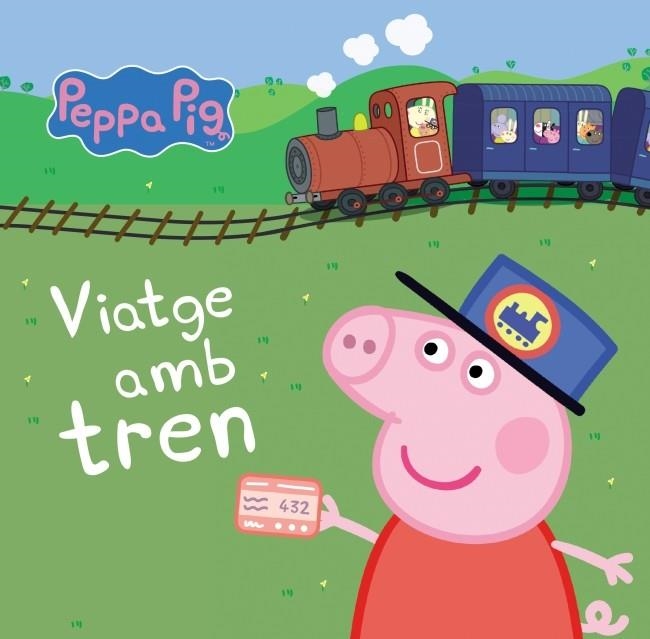 Peppa Pig. Llibre de cartró - Viatge amb tren | Hasbro / eOne | Llibreria La Figaflor - Abrera