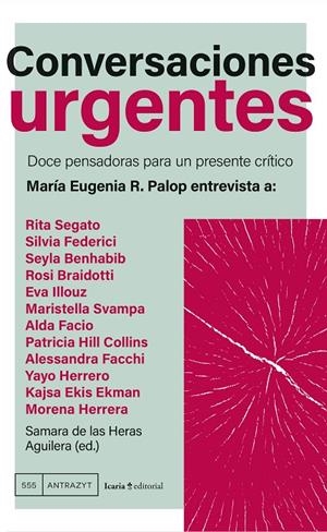 Conversaciones urgentes | Palop, María Eugenia R. / De las Heras Aguilera, Samara | Llibreria La Figaflor - Abrera