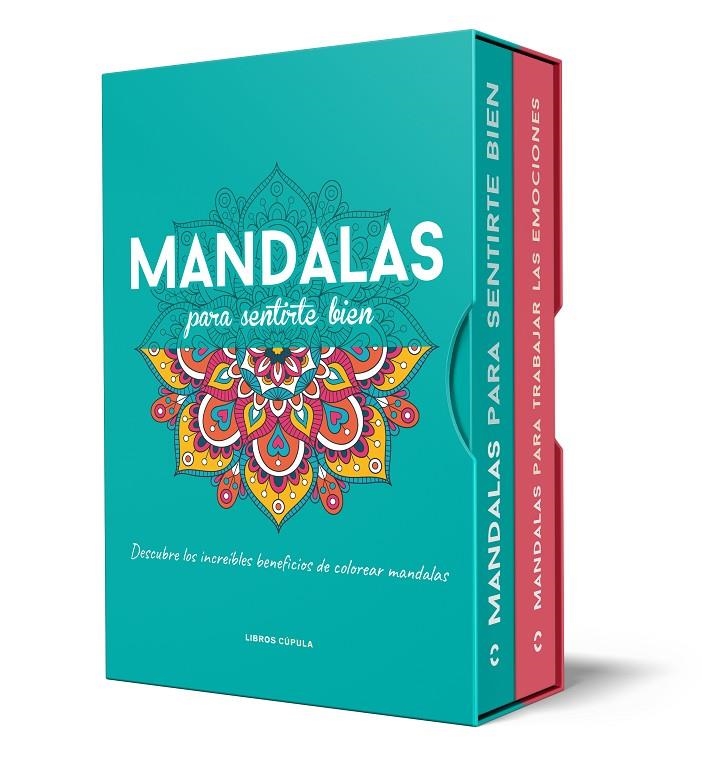 Estuche  Mandalas para sentirte bien + Mandalas para trabajar tus emociones | AA. VV. | Llibreria La Figaflor - Abrera