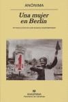 Una mujer en Berlín | ANÓNIMO, ANONIMO | Llibreria La Figaflor - Abrera