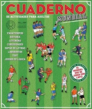 Cuaderno de actividades para adultos- MUNDIAL de fútbol | Llibreria La Figaflor - Abrera