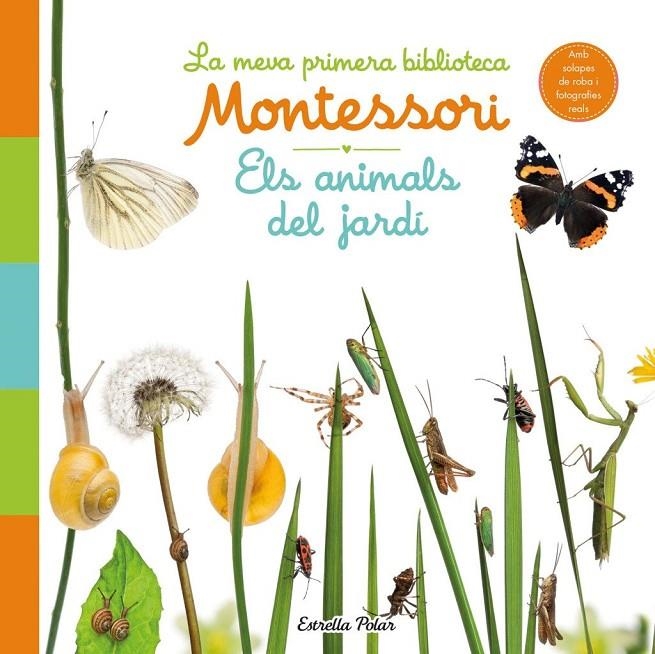 Els animals del jardí. La meva primera biblioteca Montessori | AA. VV., AA. VV. | Llibreria La Figaflor - Abrera