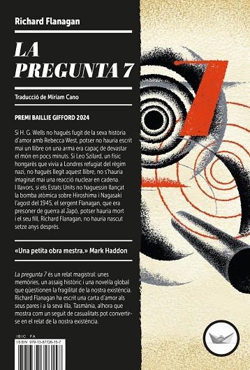La pregunta 7 | Flanagan, Richard | Llibreria La Figaflor - Abrera