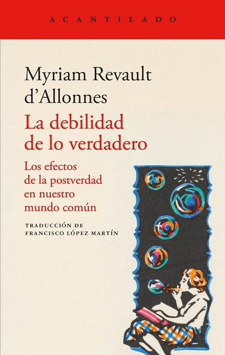 La debilidad de lo verdadero | Revault d'Allonnes, Myriam | Llibreria La Figaflor - Abrera