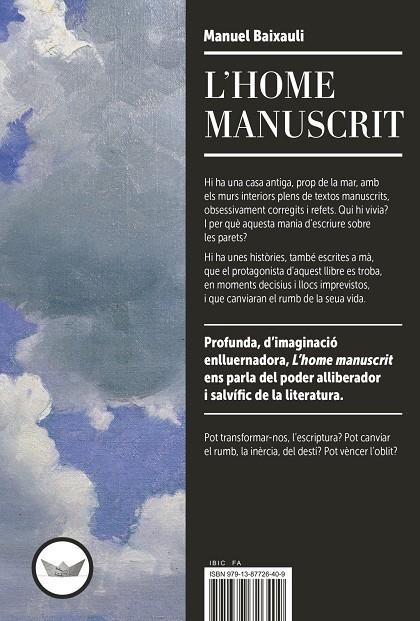 L'home manuscrit | Baixauli Mateu, Manuel | Llibreria La Figaflor - Abrera