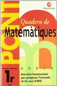 Pont matemàtiques, 1 ESO | Viudez Sánchez, Maria Angels | Llibreria La Figaflor - Abrera