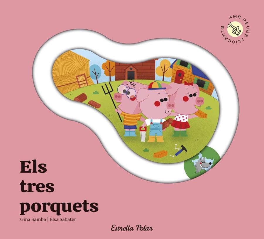 Els tres porquets. Conte amb peces lliscants | Samba, Gina | Llibreria La Figaflor - Abrera