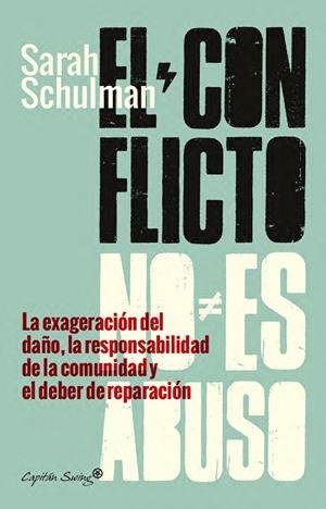 El conflicto no es abuso | Schulman, Sarah / del Valle Ríos, Diego | Llibreria La Figaflor - Abrera