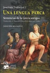Una lengua parca | Llibreria La Figaflor - Abrera