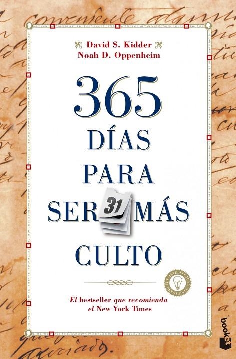 365 días para ser más culto | Kidder, David S. / Oppenheim, Noah D. | Llibreria La Figaflor - Abrera