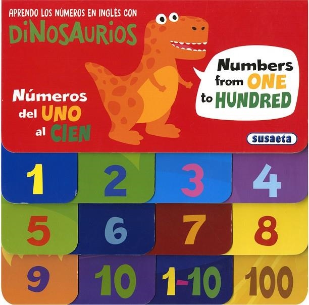 Aprendo los números en inglés con dinosaurios | 9788467770551 | Ediciones, Susaeta
