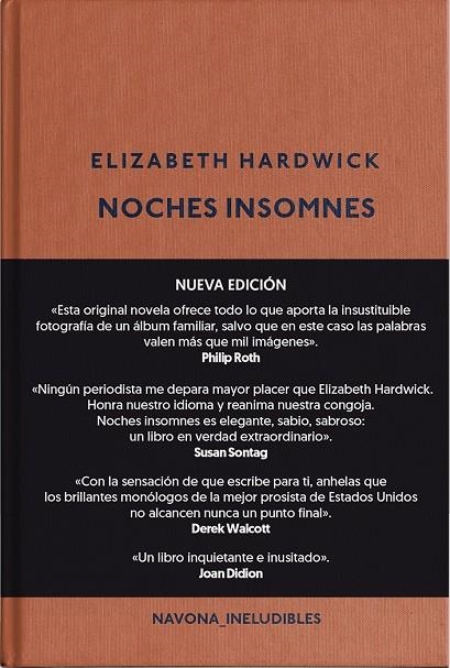Noches insomnes | Hardwick, Elizabeth | Llibreria La Figaflor - Abrera