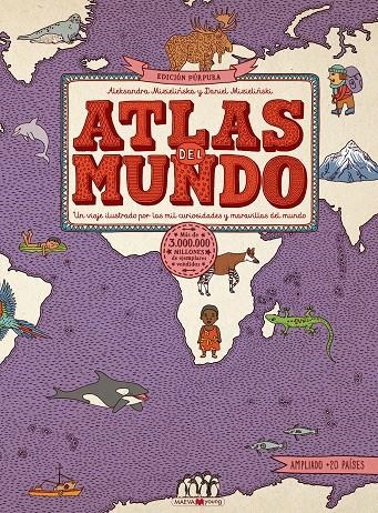 Atlas del mundo. Edición Púrpura | 978-84-17708-83-2 | Mizielinska, Aleksandra / Mizielinski, Daniel