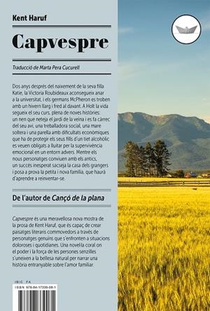 Capvespre | Haruf, Kent | Llibreria La Figaflor - Abrera