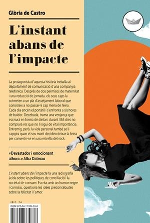 L'instant abans de l'impacte | De Castro, Glòria | Llibreria La Figaflor - Abrera