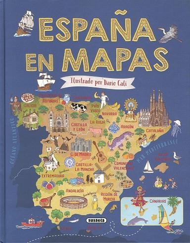 España en mapas | 9788467784695 | Delgado Nares, Ana