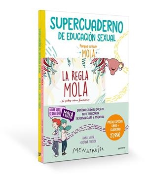 Pack Aprende con Menstruita (La regla mola + Supercuaderno de educación sexual) | Salvia, Anna | Llibreria La Figaflor - Abrera