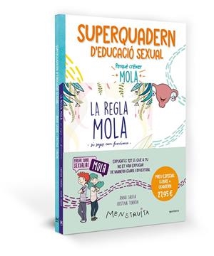 Pack Aprèn amb Menstruita (La regla mola + Superquadern d'educació sexual) | Salvia, Anna | Llibreria La Figaflor - Abrera