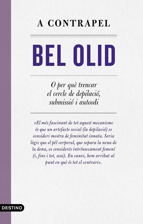 A contrapel | Olid, Bel | Llibreria La Figaflor - Abrera