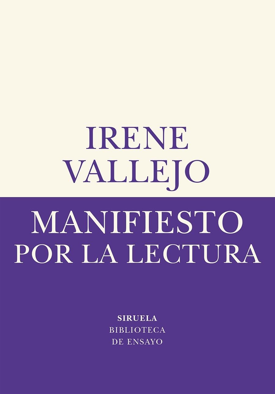 Manifiesto por la lectura | Vallejo, Irene | Llibreria La Figaflor - Abrera